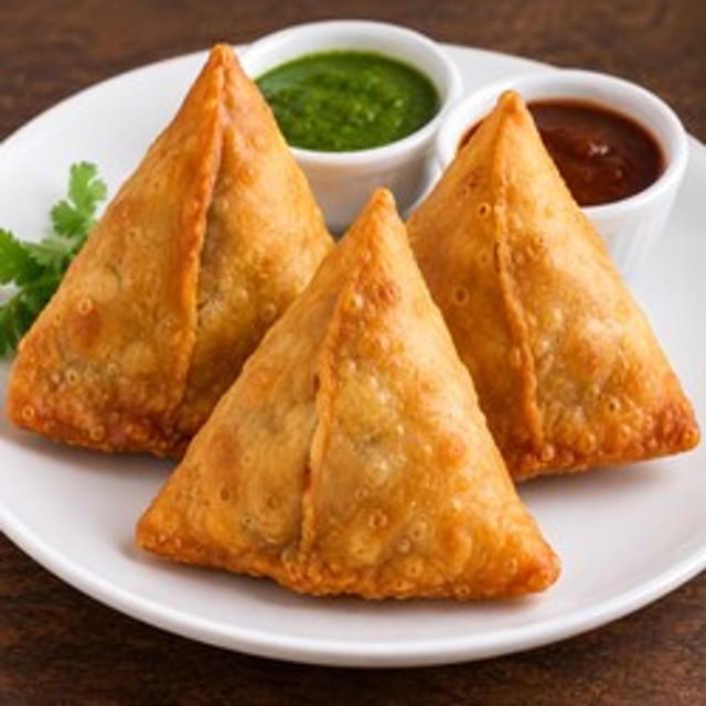 Vegetable Samosas.