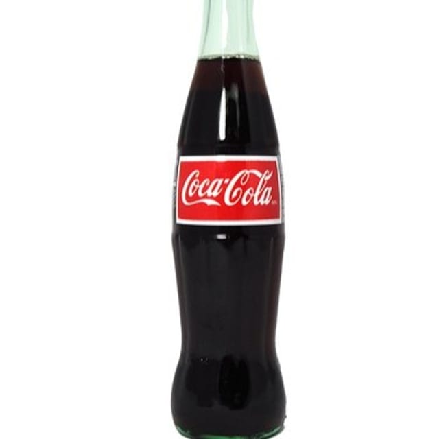 Bottle Of Mexican coke, Fanta, sprite, Perrier.