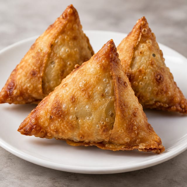 Meat Samosas.