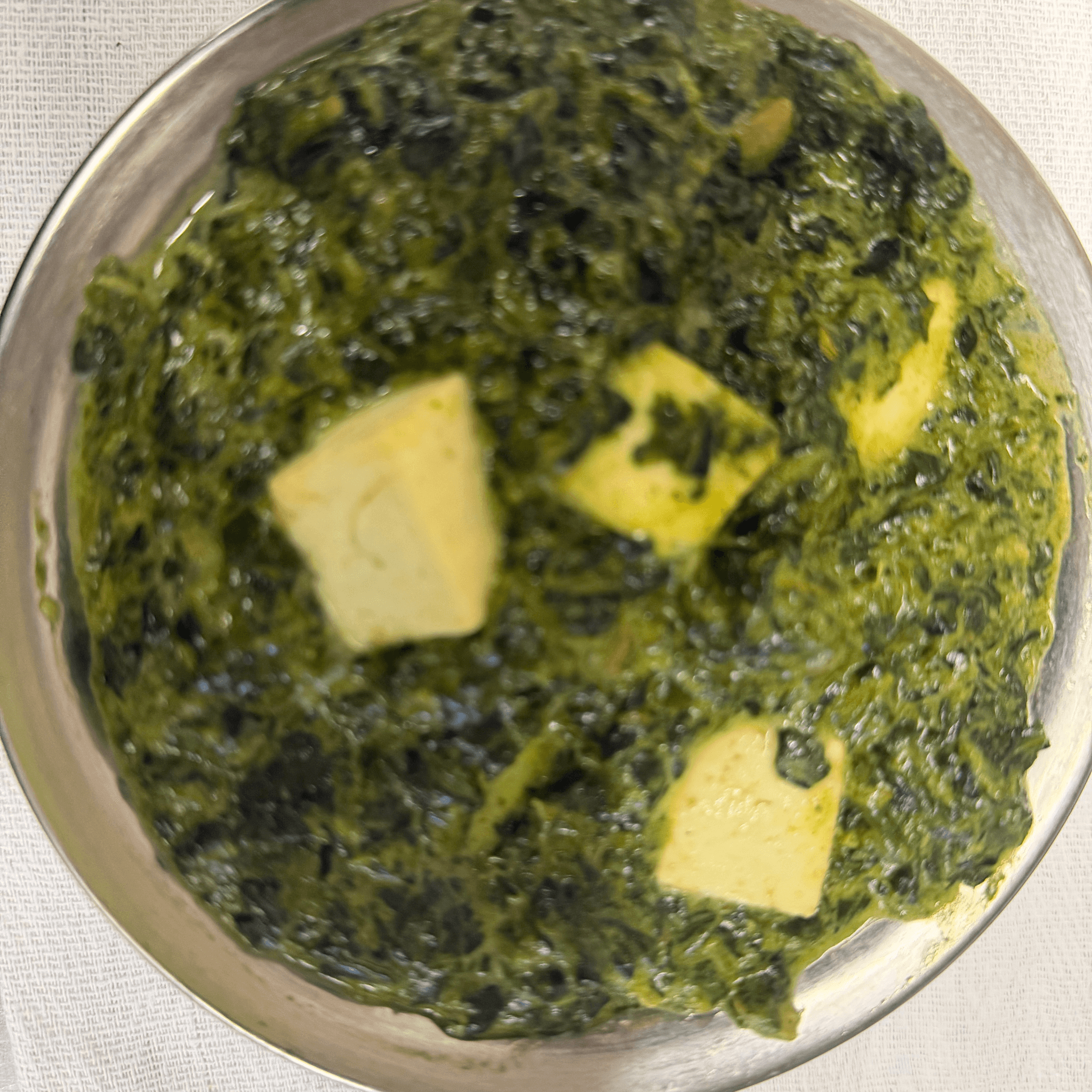 Saag Paneer.