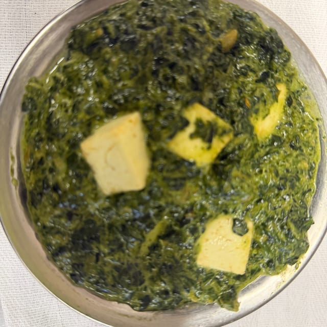 Saag Paneer.