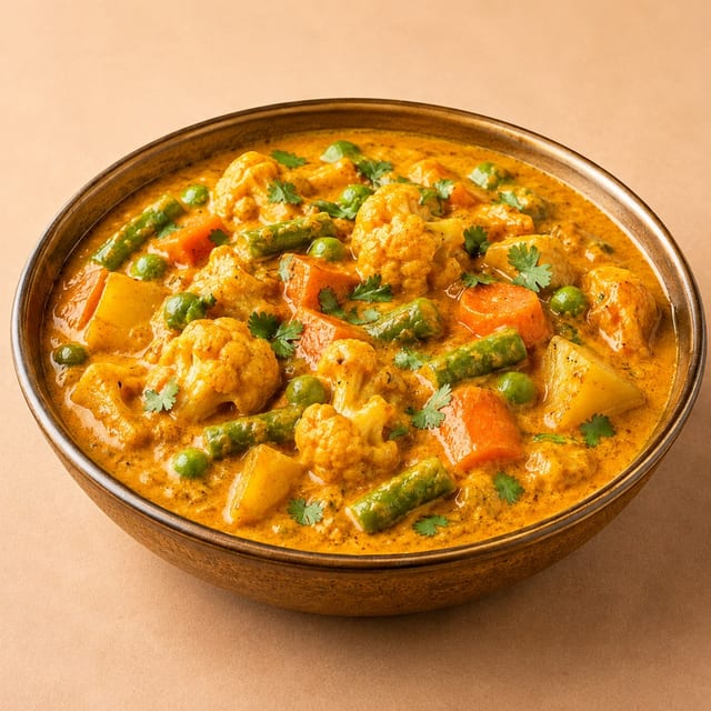 Navaratan - Vegetable Korma.