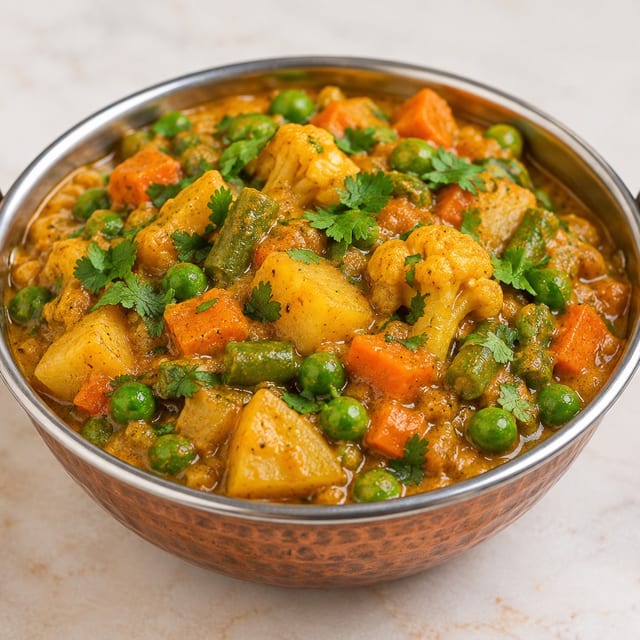 Side of Curried Vegetables.