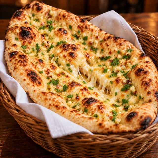 Garlic & Cheese Naan.